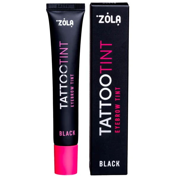 Zola Tattoo Tint for eyebrows and eyelashes, Black, 15 ml