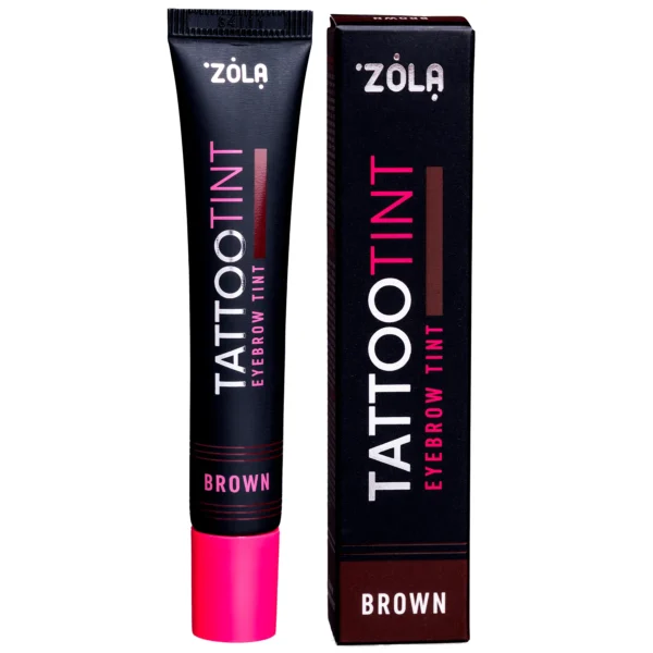 Zola Tattoo Tint for eyebrows and eyelashes, Black, 15 ml - Image 4