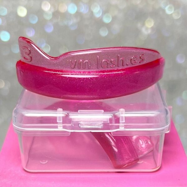 VM Lashes LF Silicone Lash Lift Shields – Raspberry Ruby - Image 2