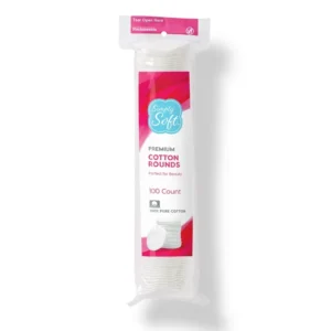 Simply Soft Premium Cotton Rounds, 100 Count