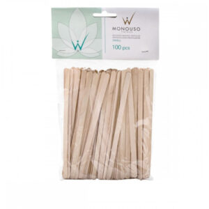 ItalWax Disposable Wooden Spatulas Narrow 140×6 мм (100 pcs)