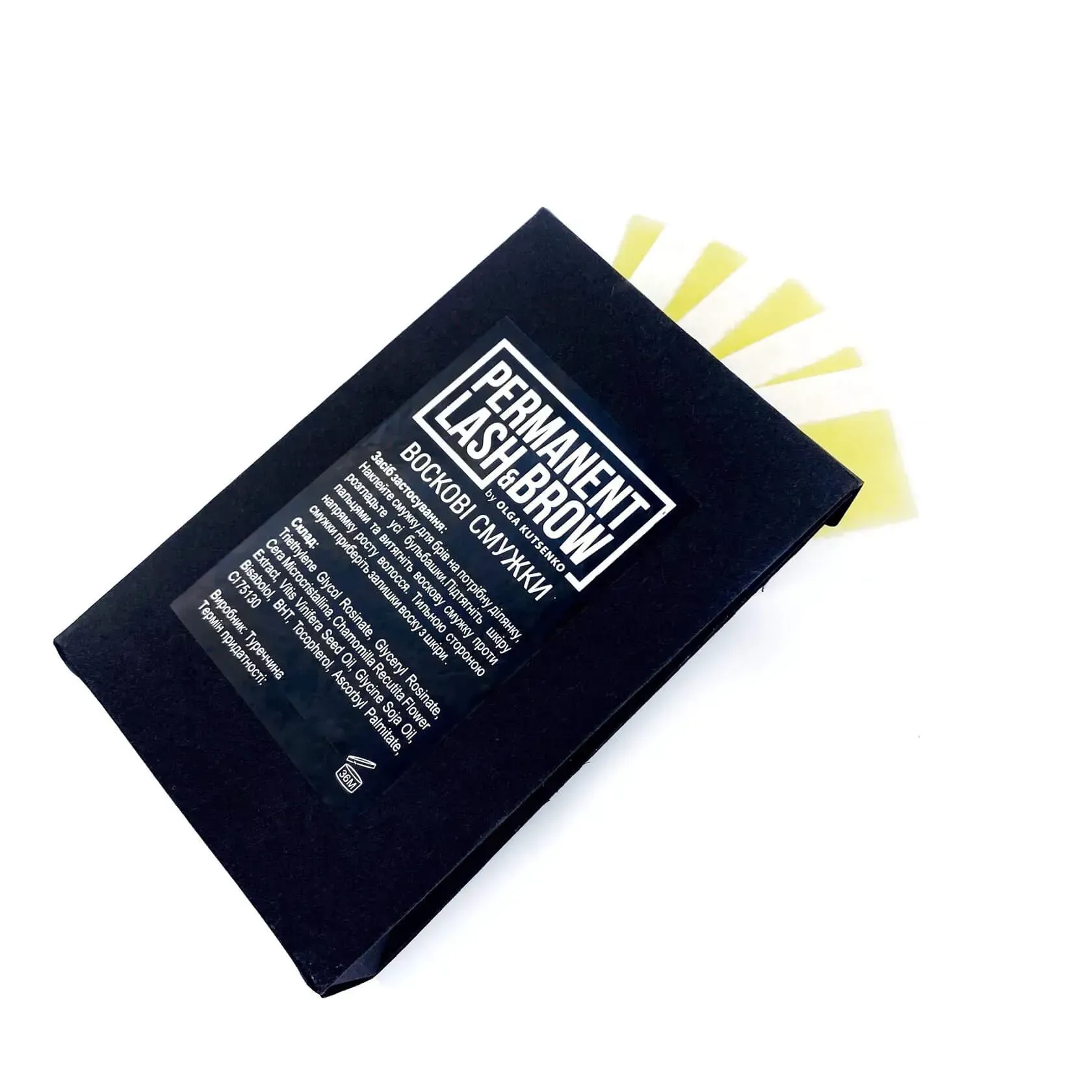 Permanent Lash & Brow Wax Strips (5 pcs)