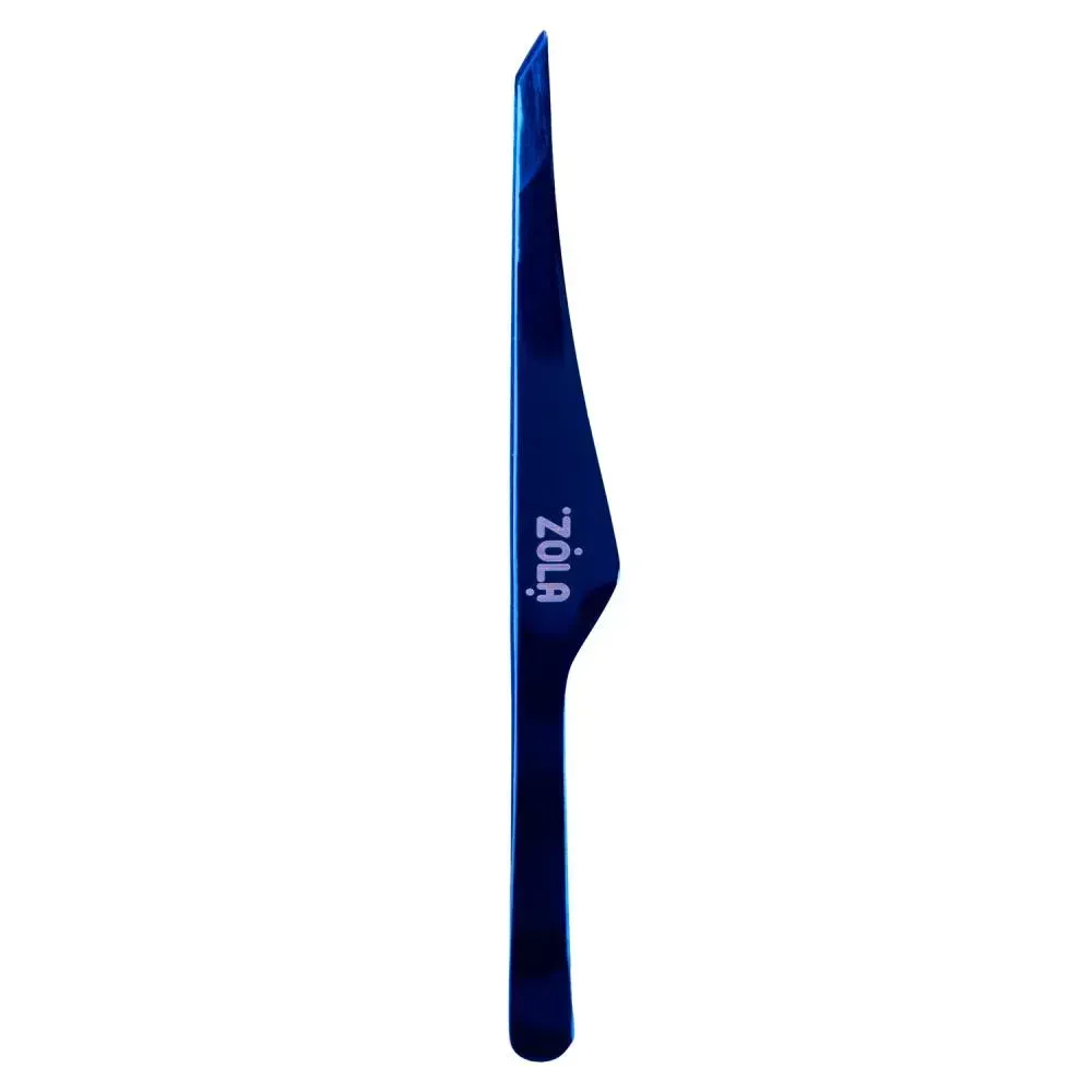 ZOLA Professional Slanted Brow Tweezers (Blue Series)