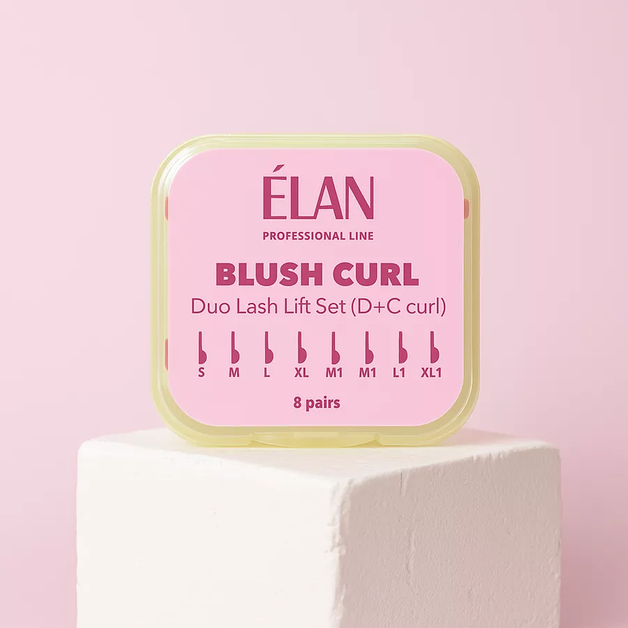 ÉLAN Lash Lift Silicone Pads Set “Blush Curl” with D & C curls. - Image 5