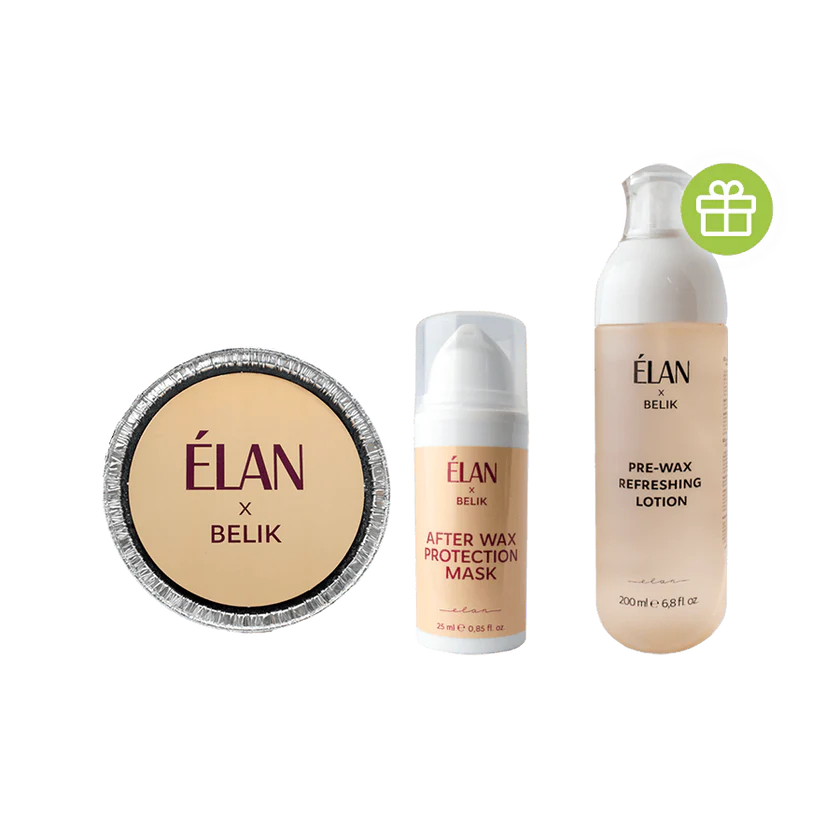 ELAN Professional Waxing Set for Facial Hair Removal