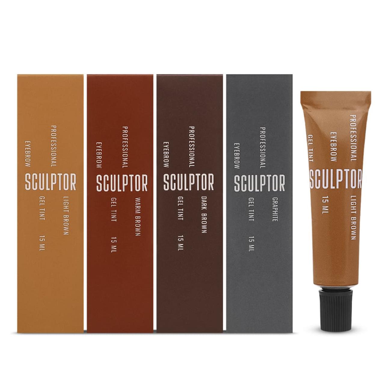 Sculptor Lash Gel Tint Set for Eyebrows 15 ml