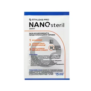 STALEKS Nano Steril Universal Disinfectant 15 ml Sachet