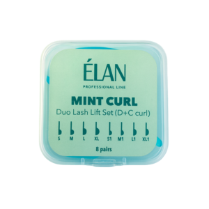 ÉLAN Duo Lash Lift Silicone Pads Set Mint (D & C Curls)