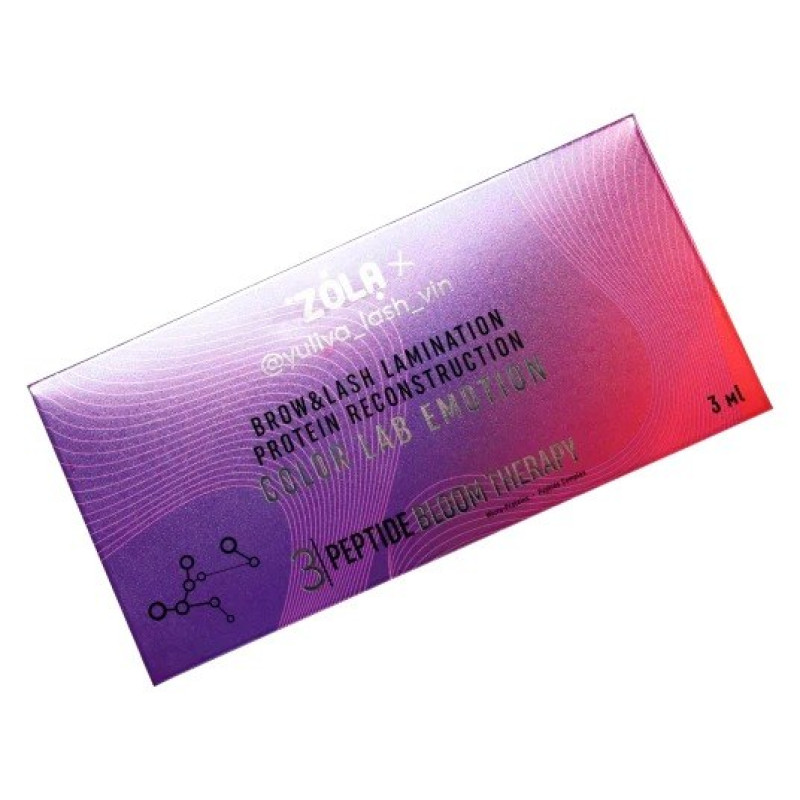 ZOLA x Yuliya Lash Vin Emotion Color Lab Brow Lamination Sachet