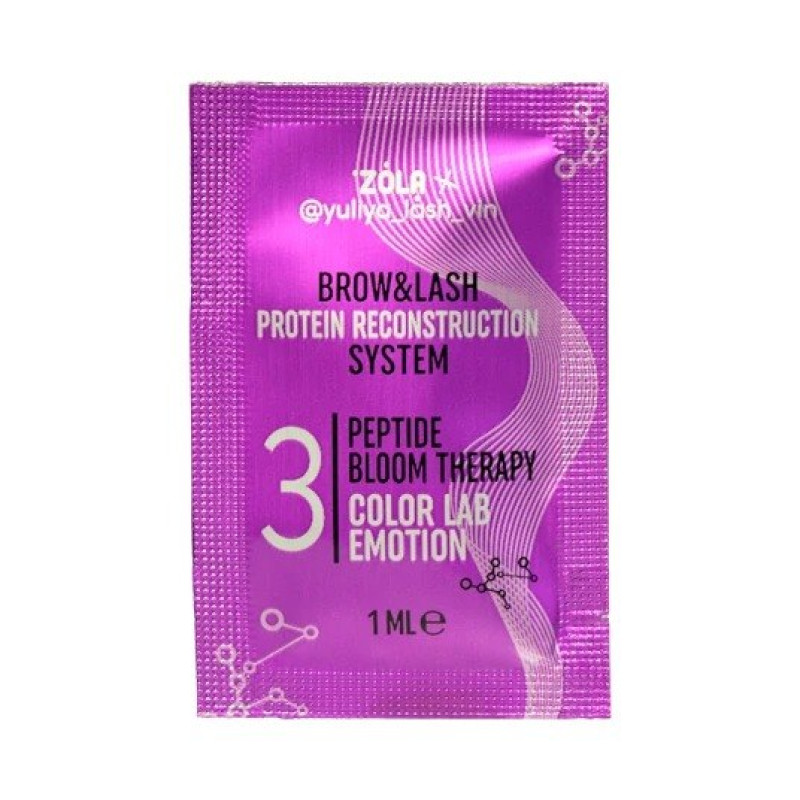 ZOLA x Yuliya Lash Vin Emotion Color Lab Brow Lamination Sachet - Image 2