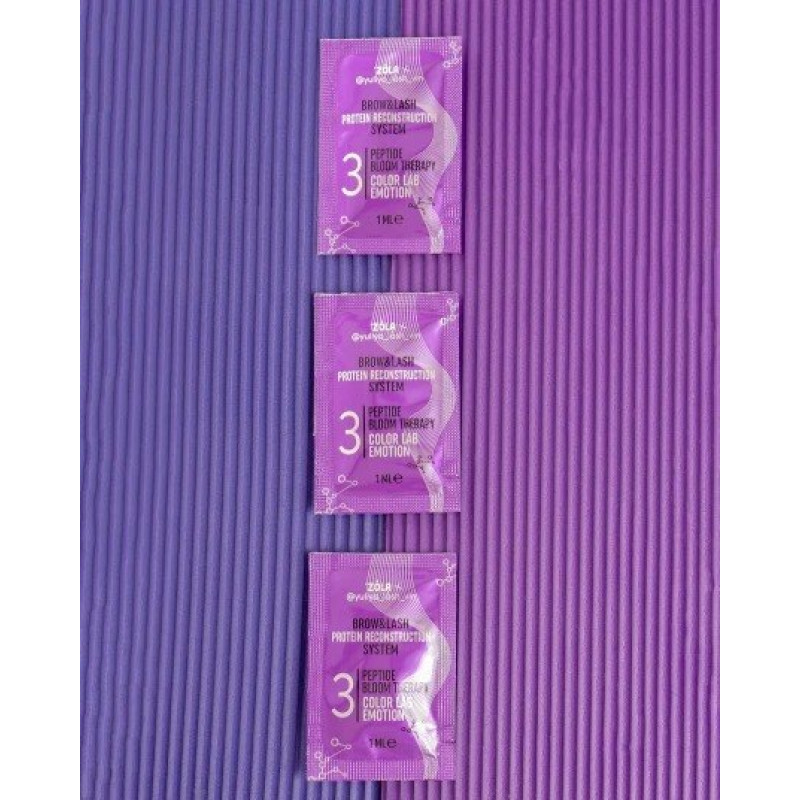 ZOLA x Yuliya Lash Vin Emotion Color Lab Brow Lamination Sachet - Image 3