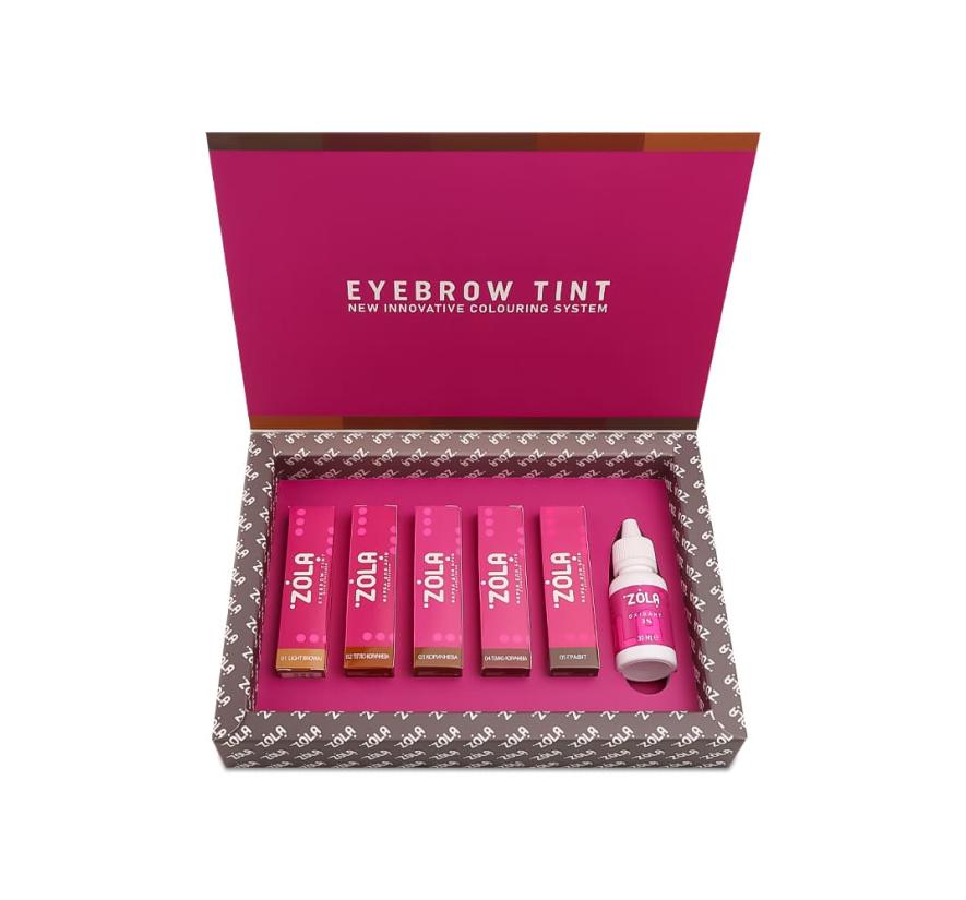 ZOLA New Innovative Coloring System Eyebrow Tint Set