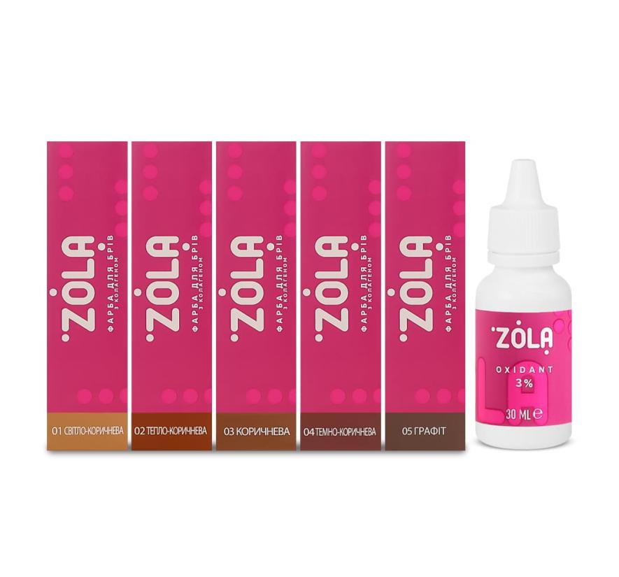 ZOLA New Innovative Coloring System Eyebrow Tint Set - Image 4