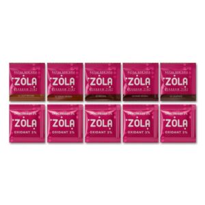 ZOLA Eyebrow Tint Set with Collagen Sachets & 5% Oxidant