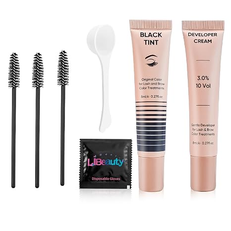 Libeauty Black Eyelash & Eyebrow Tint Kit