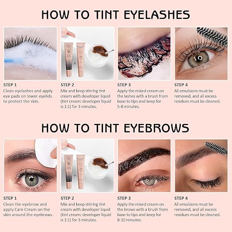 Libeauty Black Eyelash & Eyebrow Tint Kit - Image 7