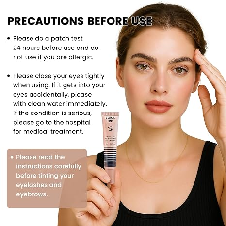 Libeauty Black Eyelash & Eyebrow Tint Kit - Image 5