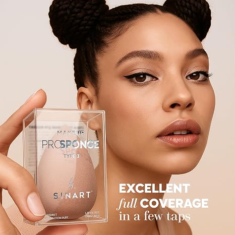 SINART PROSPONGE Beige Makeup Sponge - Image 2