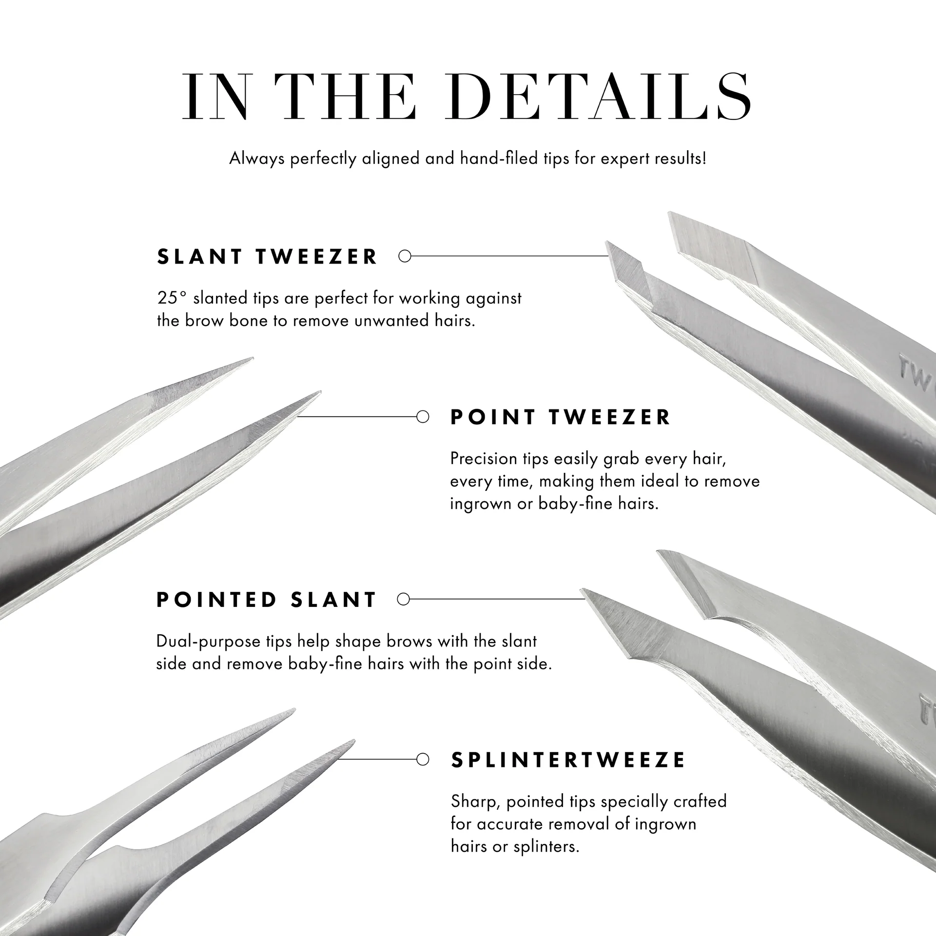 Tweezerman Midnight Sky Slant Tweezer - Image 5