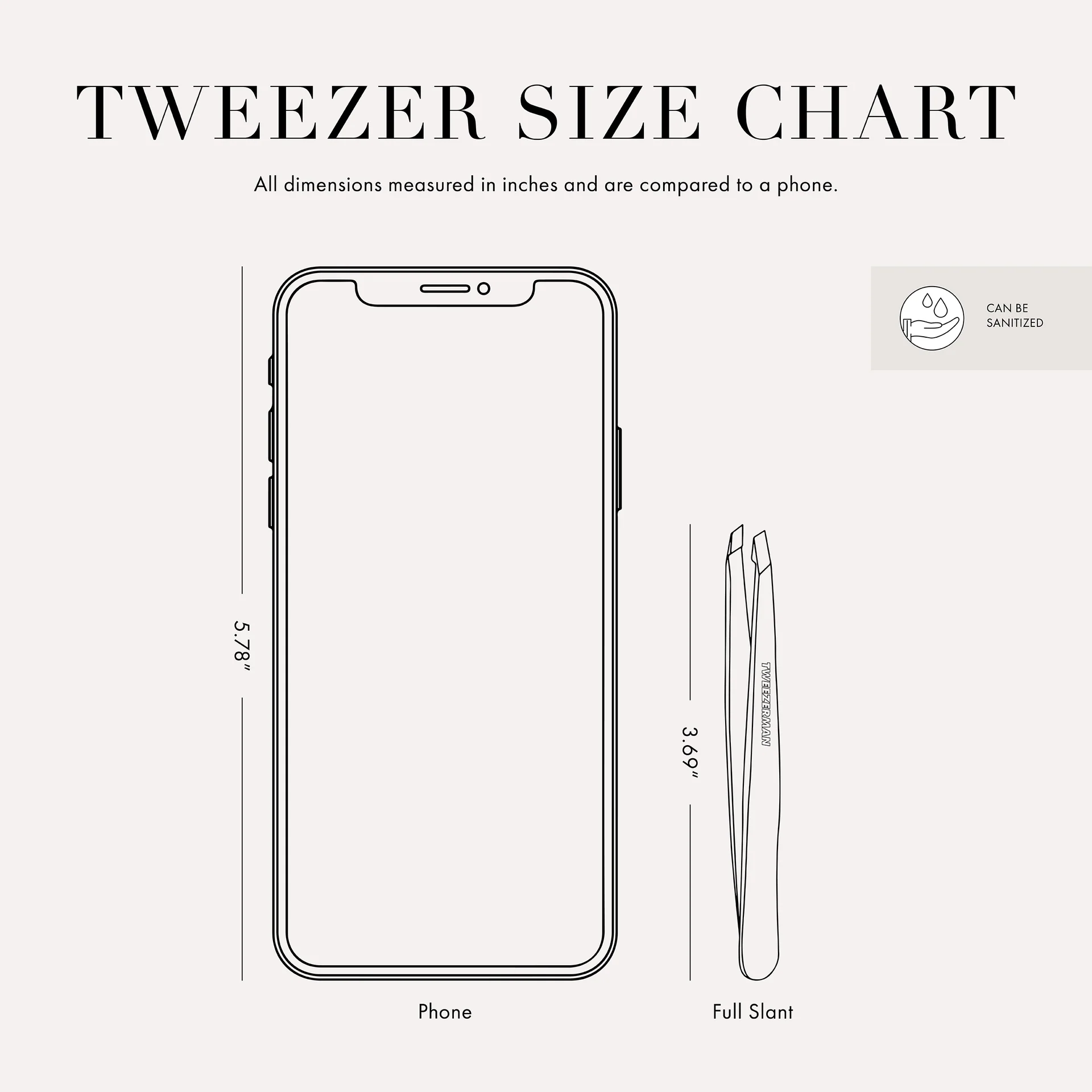 Tweezerman Slant Tweezer – Granite Sky - Image 4