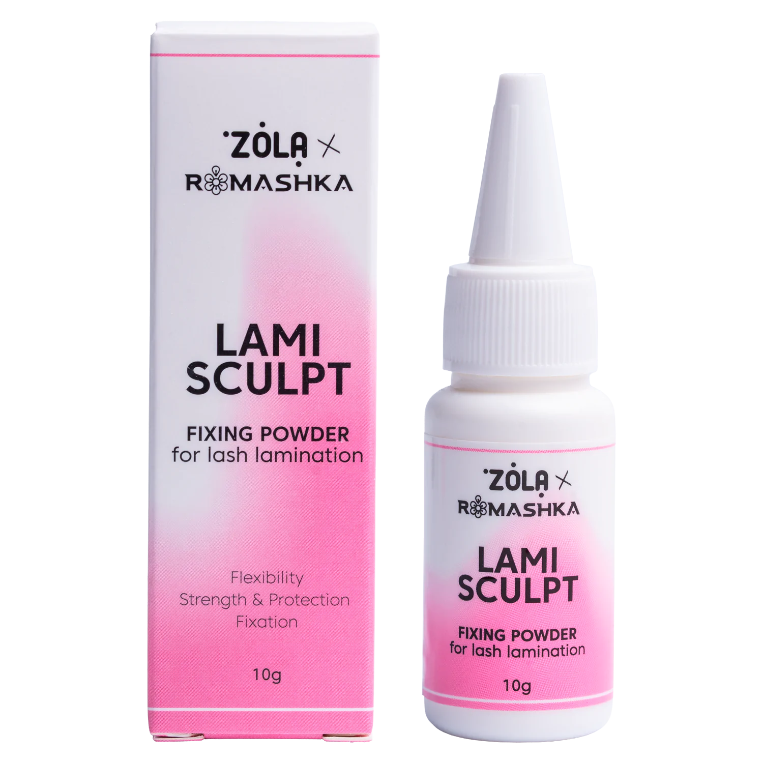 ZOLA x Romashka LamiSculpt Fixing Powder for Lash Lamination 10 g - Image 3