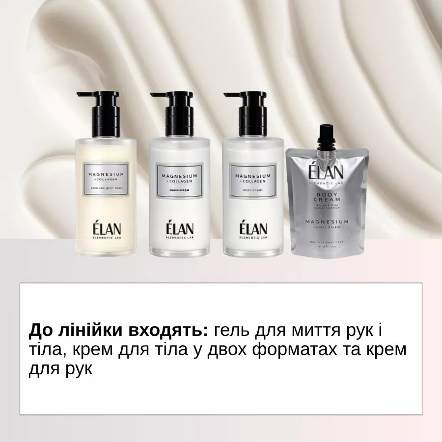 ÉLAN ELEMENTIX LAB Magnesium + Collagen Body Cream 90 ml - Image 3