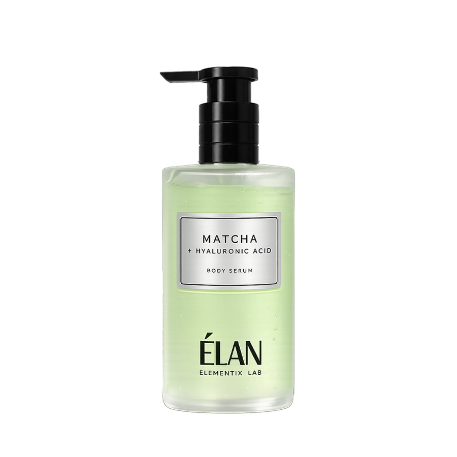 ÉLAN ELEMENTIX LAB Matcha + Hyaluronic Acid Body Serum 350 ml