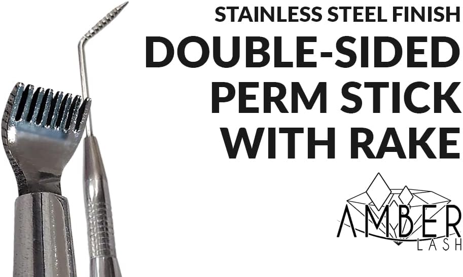 Amber Lash Eyelash Lift Perm Tool – Stainless Steel Perm Rake - Image 6