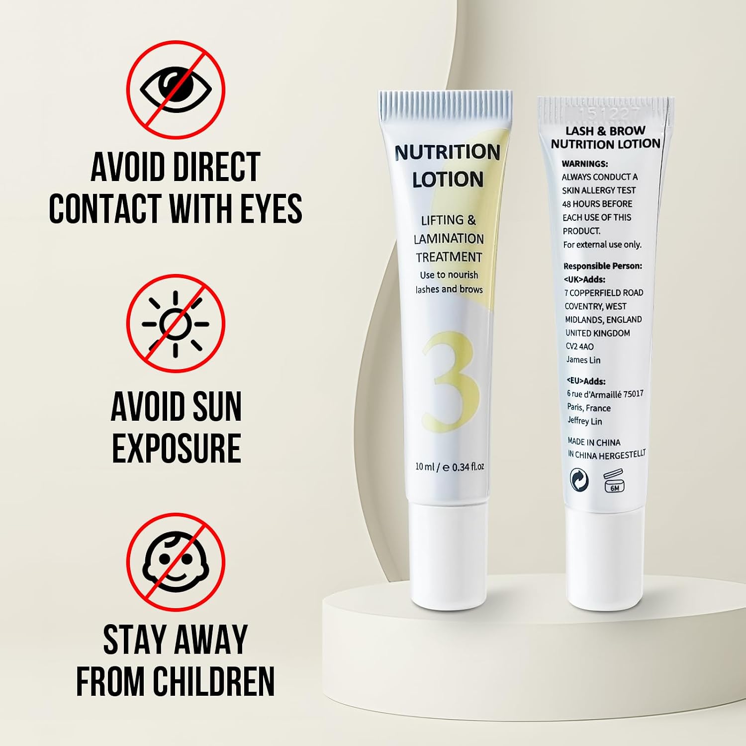 PERMANIA Nutrition Lotion for Lash Lift & Brow Lamination 10 ml - Image 5