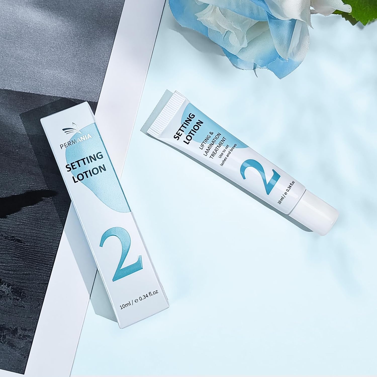 PERMANIA Lifting & Setting Lotion for Lash Lift and Brow Lamination 2 × 10 ml - Image 8