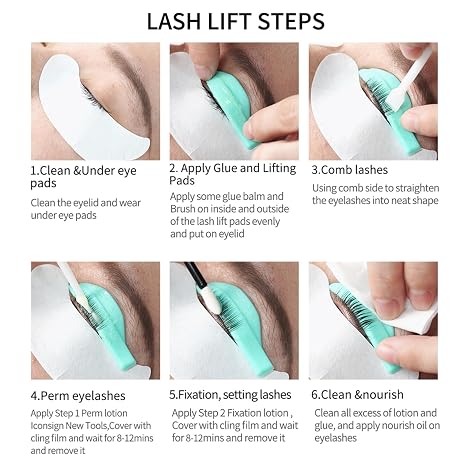 ICONSIGN 2-in-1 Lash Lift & Brow Lamination Kit 2 × 10 ml - Image 6