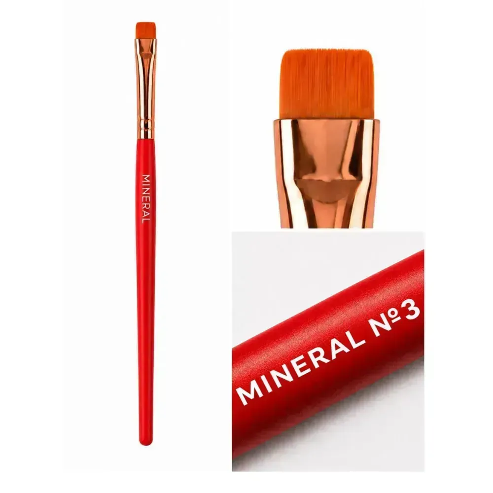 THE MINERAL 14 Makeup Brush Set with Case – 4 Pieces - Image 3