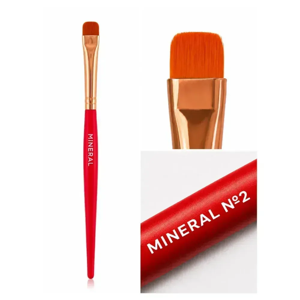 THE MINERAL 14 Makeup Brush Set with Case – 4 Pieces - Image 2